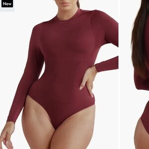 Pinsy Butter Scult Longsleeve Shaping Bodysuit size large